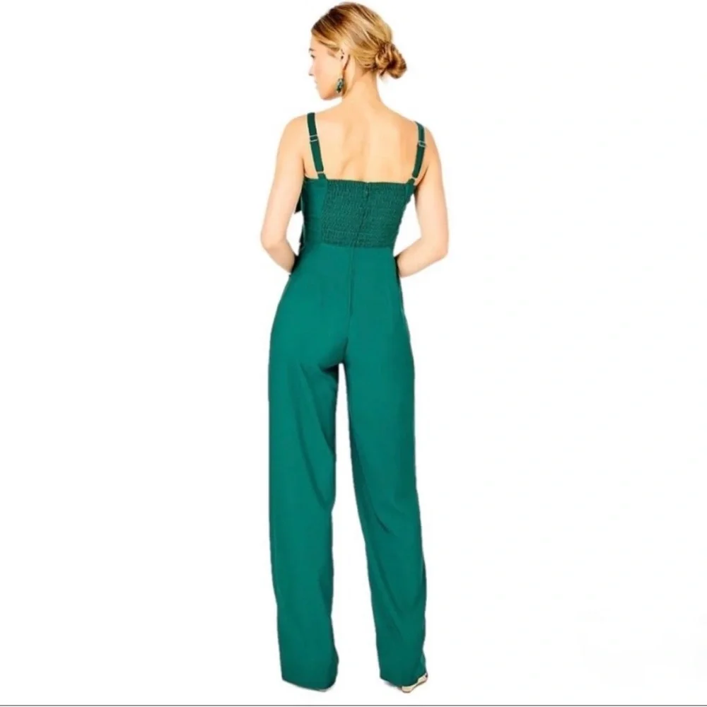 Lilly Pulitzer Hosta Green Kavia Jumpsuit 10 - Picture 3 of 15